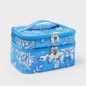 NWT Floral Vines Soft Sided Vanity Case Blue - Roller Rabbit x Target